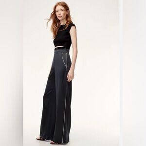 Wilfred Clarisse wide leg pants (satin with silk)